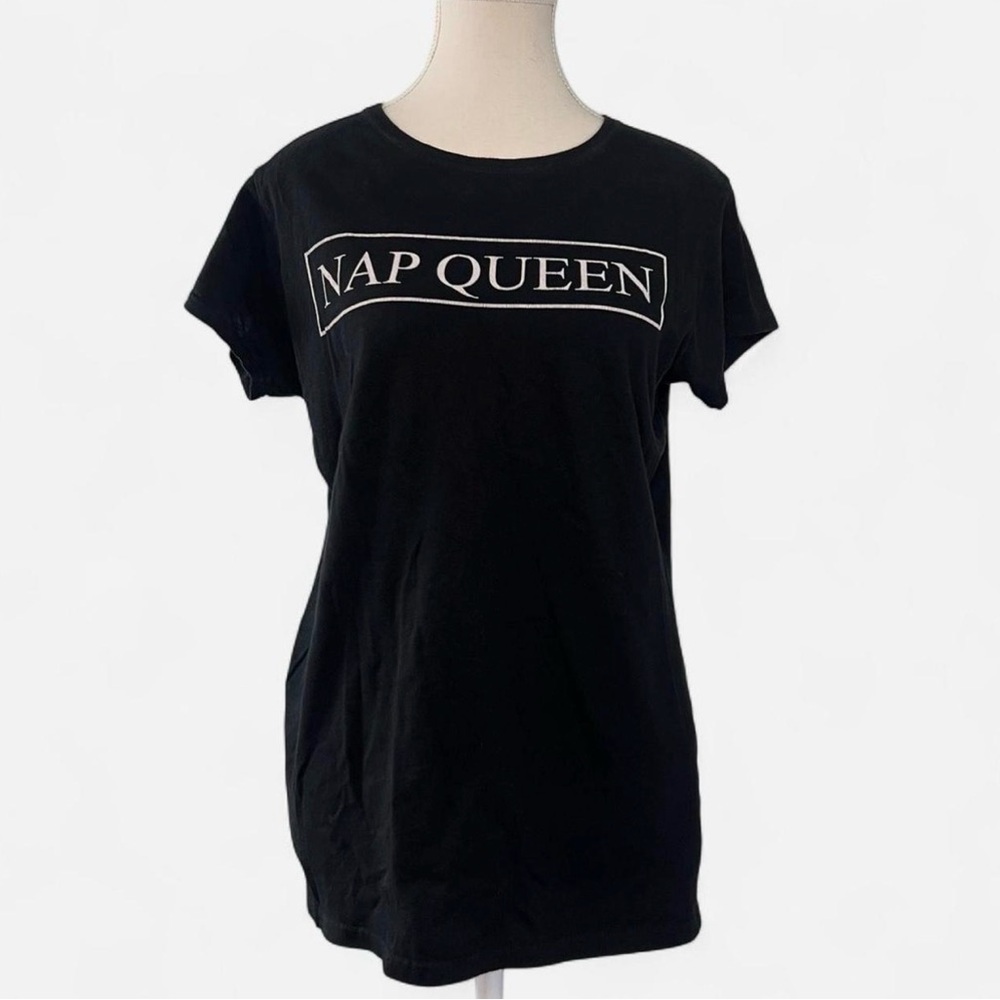 Nap Queen Black T-Shirt‎